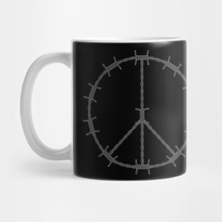 Barbed Wire Peace Mug